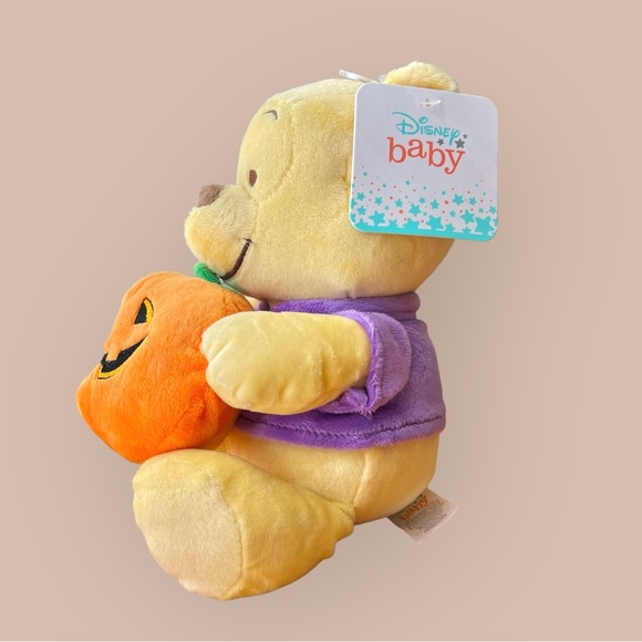 Winnie The Pooh Soft Pumpkin Halloween Plush New - Picture 3 of 11